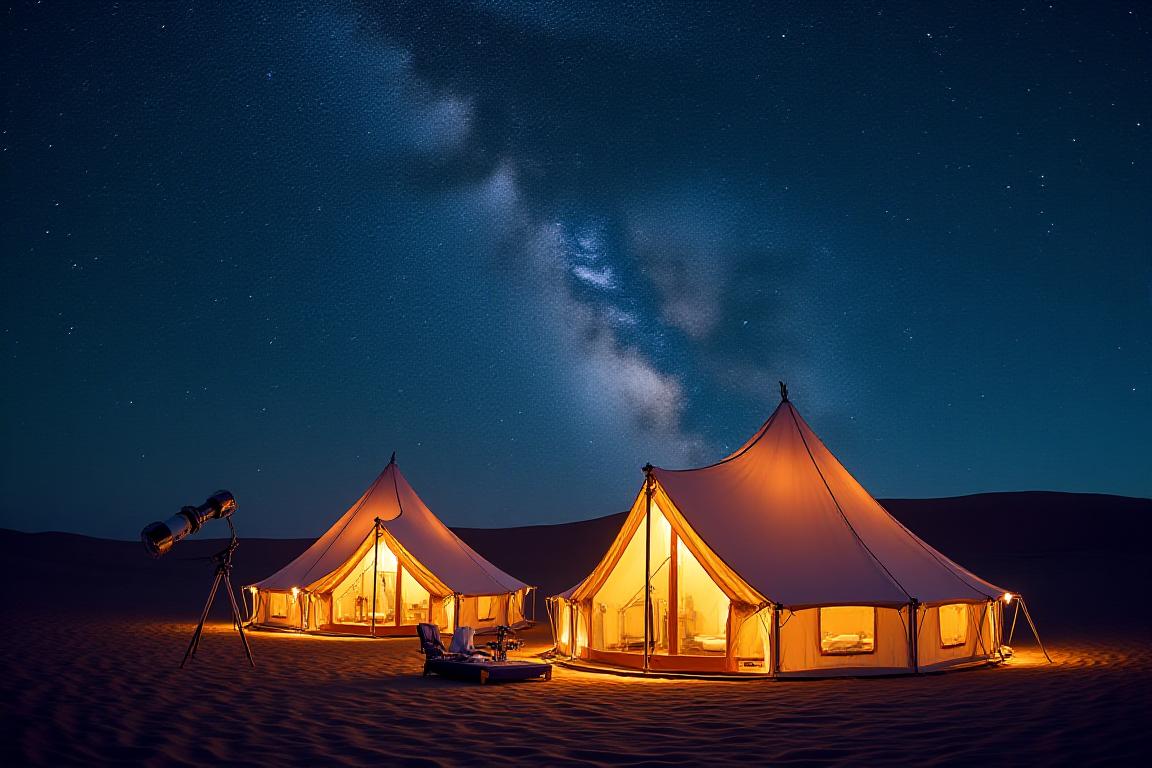 Luxury private retreat in a desert setting